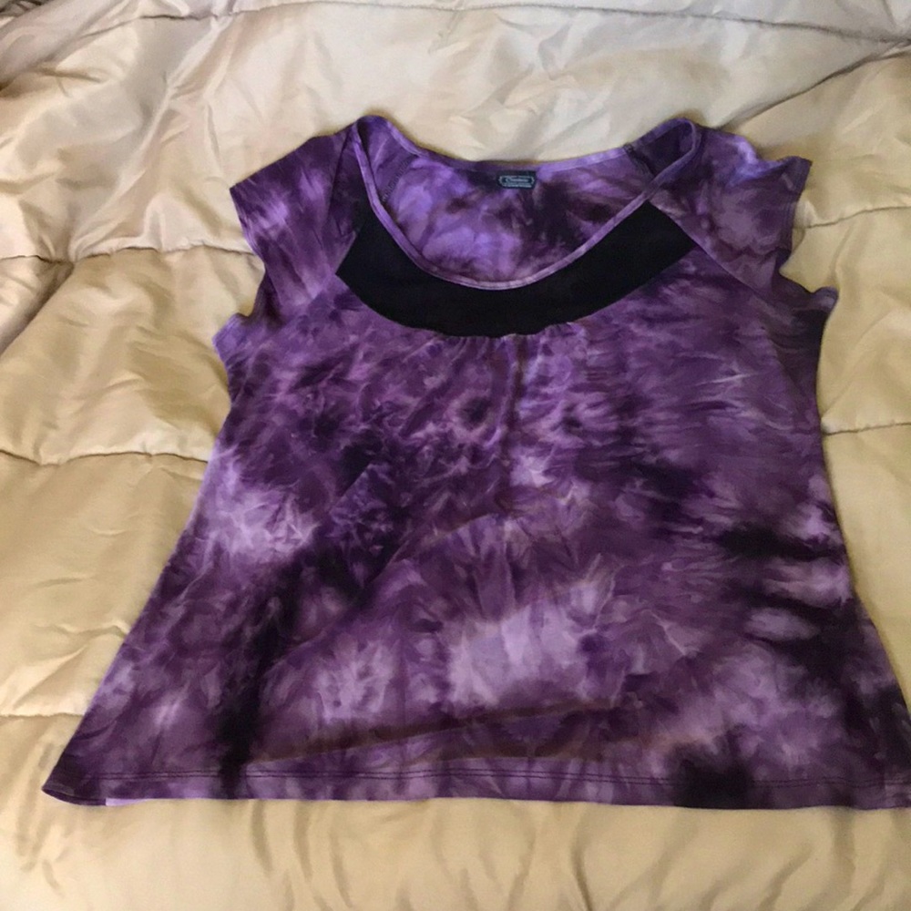 ❇️4/$20 Tie dye lace insert top